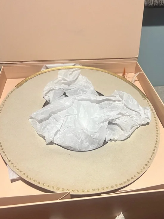 Teressa Foglia - Lace Hat - New in Box - Sz -7 3/8 - Picture 9 of 11